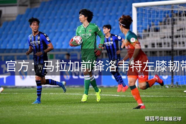 官方：马拉加前锋洛韦特左膝韧带受伤，预计赛季报销